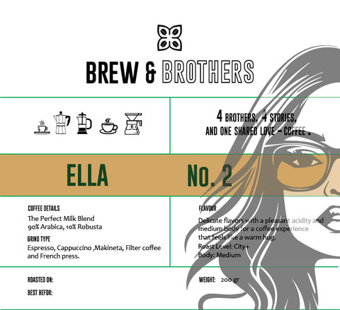 ELLA - NO.2 תערובת מושלמת לחלב